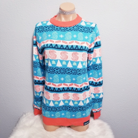 Christmas XMAS holiday ugly sweater pullover party SMALL - Picture 1 of 5